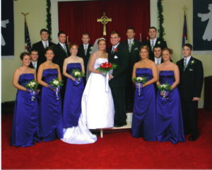 Wedding Party in Sanctuary